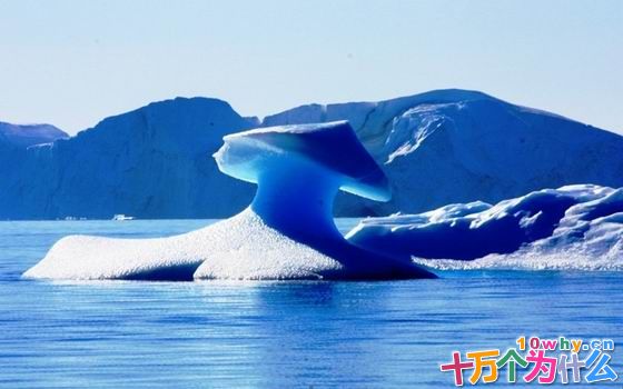 为什么冰川冰是蓝色的?