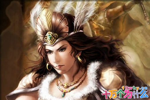 南蛮王孟获之妻,貌美如花,其勇武不在赵云魏延之下!