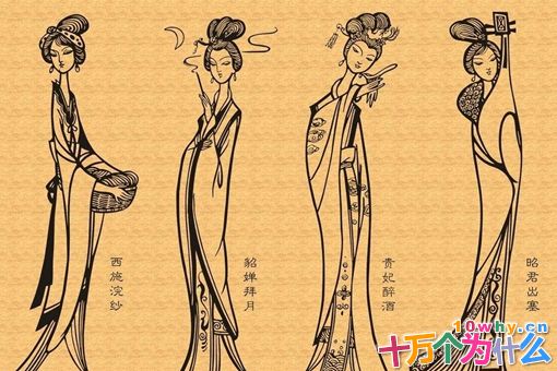 中国古代四大美女真实画像公开 中国古代四大美女真实画像公开